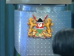 WRAP  Former African heads of state, Kenyan govt, opposition, displaced News Clip