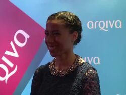 Margherita Taylor at Arqiva Commercial Radio Awards Stock Footage