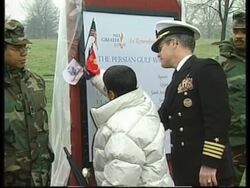 USA: GULF WAR TRIBUTE News Clip