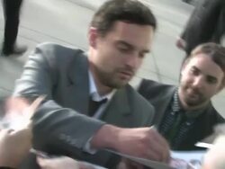 Jake Johnson at the premiere of 'Ceremony' in Hollywood at the Celebrity Sightings in Los Angeles at Los Angeles CA. (Footage by WireImage Video/GettyImages) Stock Footage