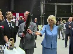 Prince Charles Playing Around With Snow Gun News Clip