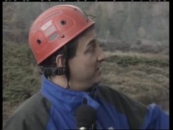 Lava flowing down volcano's slopes News Clip