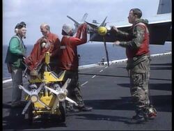 ADRIATIC SEA: ON BOARD USS ROOSEVELT News Clip