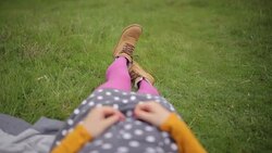 Funny feet Stock Footage