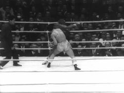 Masahiko Harada Fights Jose Medel for Bantamweight Title Stock Footage