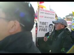 VOICED: Manifestacion proTibet en Washington News Clip