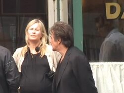 Al Pacino on set of Vittoria Coffee commercial in New York at the Celebrity Sightings in New York at New York NY. (Footage by WireImage Video/GettyImages) Stock Footage
