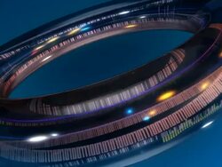 Data stream (10sec loop) Stock Footage