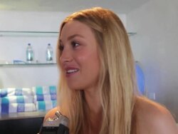 INTERVIEW: Whitney Port on FIJI Water and on being at the pool party, on her new fashion and jewelry lines, on her lines selling internationally, and on her love for Miami Stock Footage