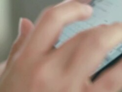 Tablet for business,Bangkok city Stock Footage