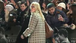 EL James On The Red Carpet News Clip