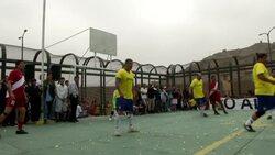 In the spirit of the upcoming football World Cup, Peruvian prison inmates and the country's ex-football players went head-to-head on Monday in a tournament in the country's capital. Instructional Video