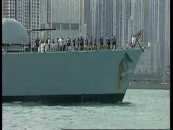 HONG KONG: BRITISH &amp; FRENCH NAVY SHIPS VISIT News Clip