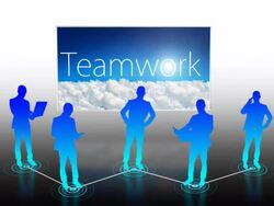 Businessmen teamwork connections Stock Footage
