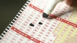 Lottery Ticket Stock Footage