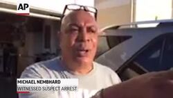 Man Near Fl. School Saw Shooting Suspect Arrest Instructional Video