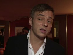 INTERVIEW: Tom Wlaschiha on British films, his role and research and his acting career plans at the Resistance: UK Premiere at London England. (Footage by WireImage Video/Getty Images Entertainment Video) Stock Footage