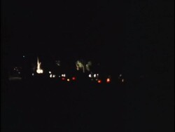 Police break up crowd with tear gas during Democratic National Convention Stock Footage