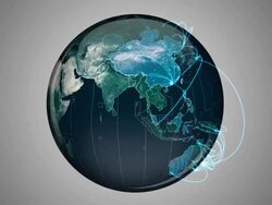 World network loop Stock Footage