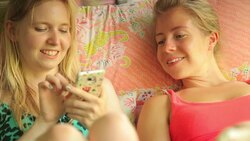 Female Friends Chatting and Bonding Stock Footage