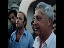 SYND 9 5 80 ARIEL SHARON VISITS INJURED AFTER AMBUSH News Clip