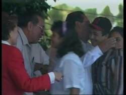 NICARAGUA: PRESIDENT ALEMAN GRANTS PROPERTY TITLES TO POOR PEOPLE News Clip