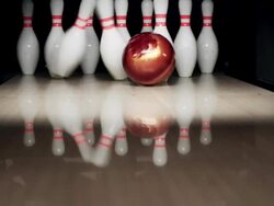 Bowling Pins Stock Footage