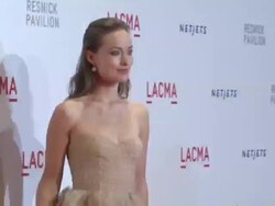 Olivia Wilde at the LACMA Presents 'The Unmasking' at Los Angeles CA. (Footage by WireImage Video/GettyImages) Stock Footage