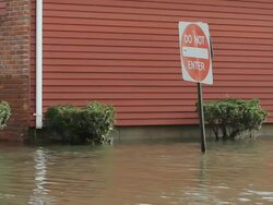 Flooding after Hurricane Sandy Stock Footage