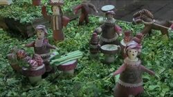 Local farmers, craftsmen and tourists celebrate the traditional "Night of the Radishes" in Oaxaca, Mexico. The festival features radishes carved and assembled to create an assortment of Nativity and biblical scenes. (Dec. 24) News Clip