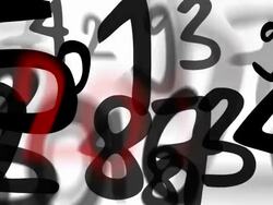 NUMBER 2014 : loose (LOOP) Stock Footage