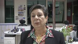 CLEAN : Palestinians react to the Israeli decision to halt peace talks News Clip