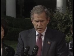 George Bush comments on port dispute on West Coast News Clip