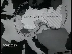 Countries around Germany map Instructional Video