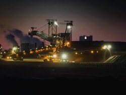 Open cast mining Stock Footage