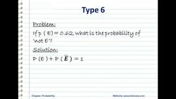 Types of Problems Based on Probability Instructional Video