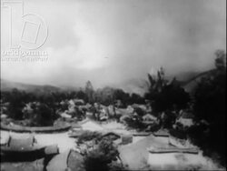 Tibetan uprising in 1959 - refugees and combat. Tibetans flee to India and Nepal where they set up a new community. Stock Footage