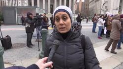 Protesters Form Human Chain at Federal Building News Clip