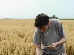 Agronomist Stock Footage