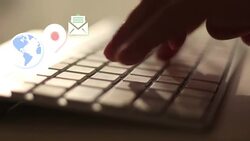 Keyboard Animation Stock Footage
