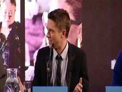 Valentine's Day Press Conference Stock Footage