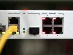 HD: HUB Cable Network Close-up Stock Footage