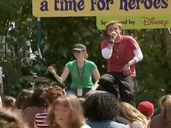 'A Time For Heroes' Celebrity Picnic and Carnival to Benefit the Elizabeth Glaser Pediatric AIDS Foundation Stock Footage