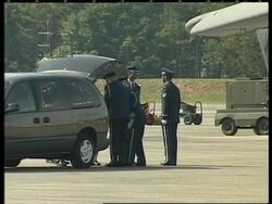 Germany - Final journey for US bomb victim News Clip