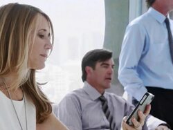 Business Texting Stock Footage