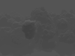 Attack of skull Stock Footage