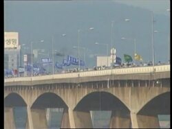 SOUTH KOREA: WORKERS PROTEST AGAINST LAYOFFS News Clip