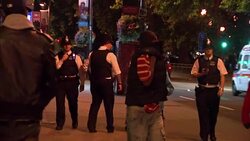 Police Patrol Shepherds Bush During 2011 Riots News Clip