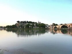 Avignon Sunrise Stock Footage