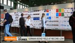 German Bond Yield at Record Low News Clip